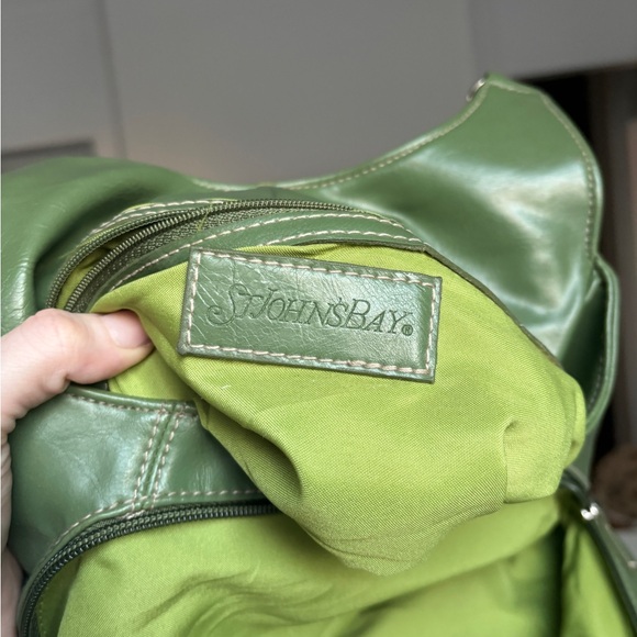 St. John’s Bay Y2K Sage Green Studded Shoulder Bag - Picture 7 of 8